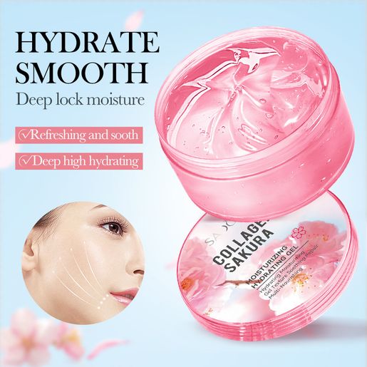Picture of SADOER Collagen Sakura Moisturizing & Hydrating Soothing Gel- 300g - 