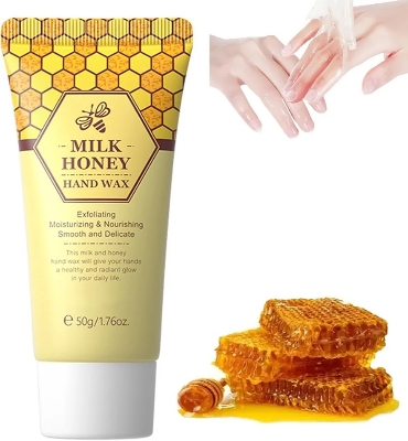 Picture of LAIKOU Milk Honey Exfoliating Hand Wax- 50g - 