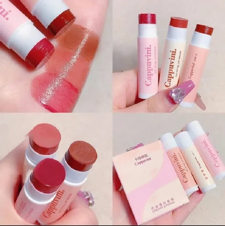 Picture of Cappuvini Creamy Lipstick Set of 3 - 