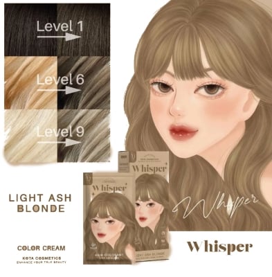 Picture of Kota Cosmetics Hair Color Cream Whisper- Light Ash-100ml - 