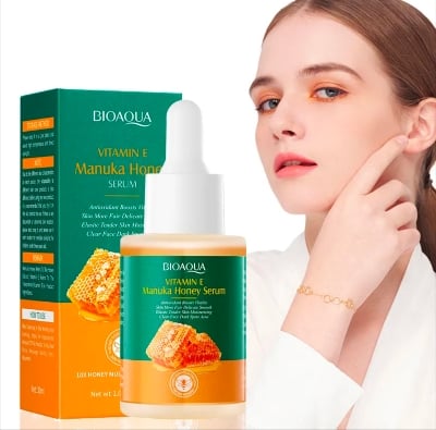 Picture of BIOAQUA Vitamin E Manuka Honey 10X Honey Multi-Effect Repair Serum- 30ml - 