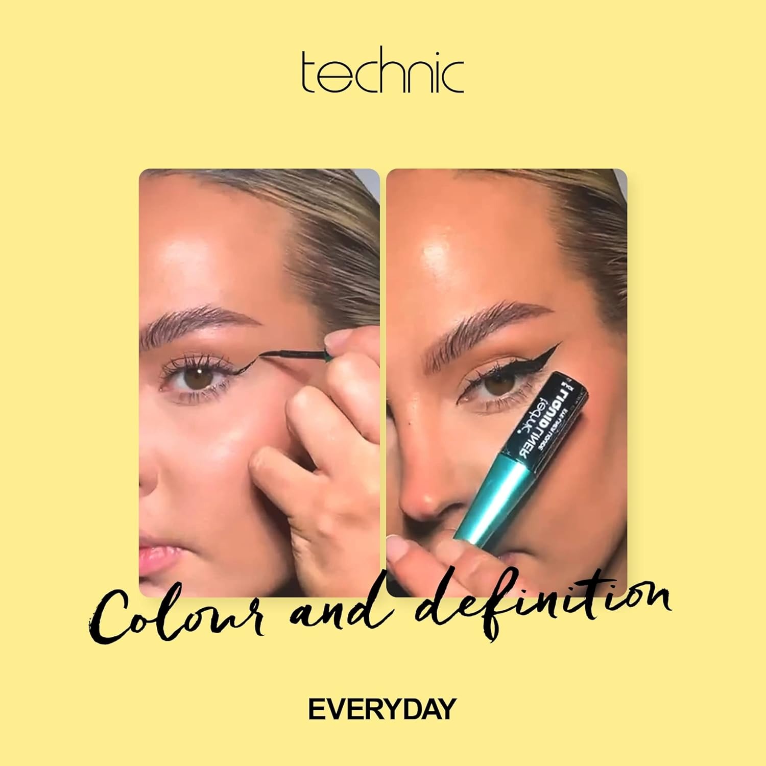 Picture of Technic Liquid Liner Water Resistant Eye-Liner Liquide- 6ml (Black) - 