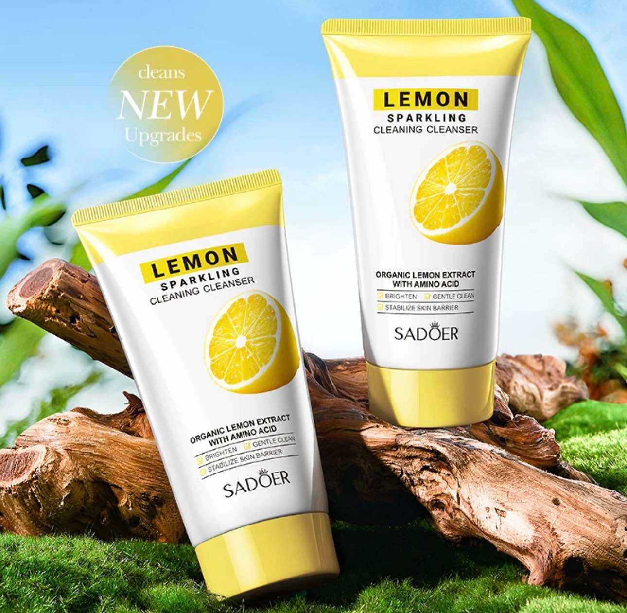 Picture of SADOER Lemon Sparkling Deep Cleaning Face Cleanser- 150g - 