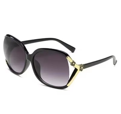 Picture of New Large Frame Circular Shape Sunglasses Women's Brand Designer Fashion Sun Glasses Women Driving Eyewear UV400 Oculos De Sol - 