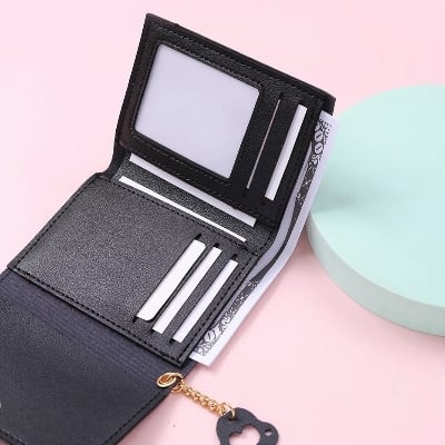 Picture of PU Leather Korean Style Cartoon Leisure Mini Wallet Cute Mini Purse Wallet - 