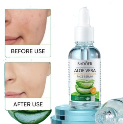 Picture of SADOER Curacao Aloe Vera Hydrate Moisture Face Serum- 30ml - 