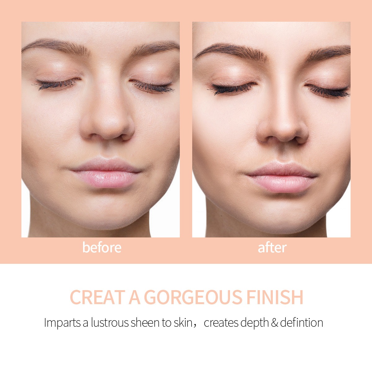 Picture of Menow Double Sided 3D Stereo Highlighter+ Bronzer Pencil- 2g - 