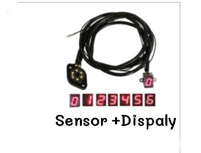 Picture of Hero Hunk 5 Gear Motorcycle Gear shift level_position  sensor and display_gear Indicator Display and Sensor For Motorcycles bike_Digital Gear Show Display and Sensor Motorcycle gea Shift Lever Sensor_Motorcycle gear number show display and sensor-Full set - 