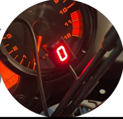 Picture of Hero  Thriller Motorcycle Gear shift level_position  sensor and display_gear Indicator Display and Sensor For Motorcycles bike_Digital Gear Show Display and Sensor Motorcycle gea Shift Lever Sensor_Motorcycle gear number show display and sensor-Full set - 