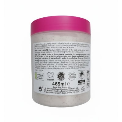Picture of Super Drug Extracts Body Care Cherry Blossom Body Scrub 465ml