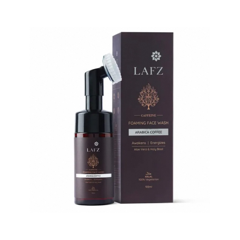 Picture of Caffeine Foaming Face Wash With Built-In Face Brush 100ml