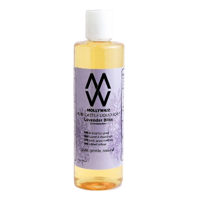 Picture of Mollywaiz Pure Castile Liquid Soap LAVENDER 300mL Face Wash & Body Wash