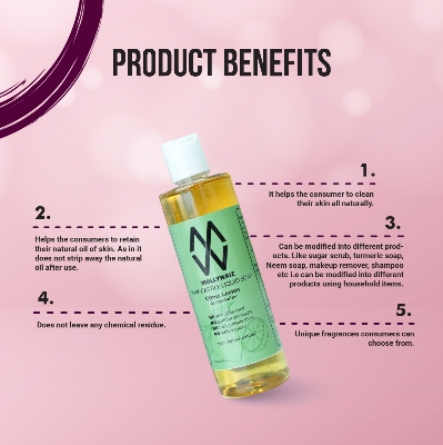 Picture of Mollywaiz Pure Castile Liquid Soap Buy 2 Get 1 Body Wash and Face Wash