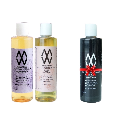Picture of Mollywaiz Pure Castile Liquid Soap Buy 2 get 1 bundle Body Wash and Face Wash