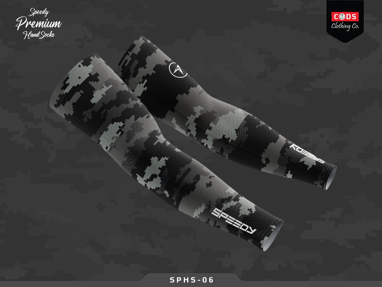 Picture of Premium Hand socks, Biker hand soicks,Speedy Branded hand socks ,Speedy Branded Sunscreen Sleeves Summer Thin Anti-UV Cuff Arm Sleeves Men's Sun Protection Sleeves Outdoor Sports Driving Riding Arm Cover