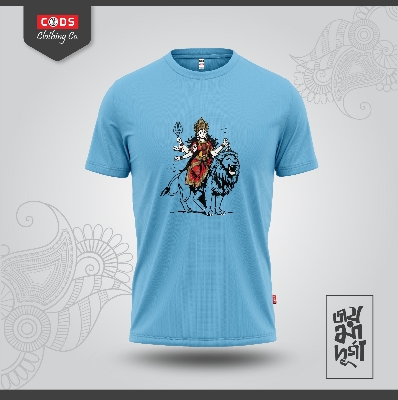 Picture of Durga Puja T-Shirt/ t shirt/t shirt for Mans & Woman