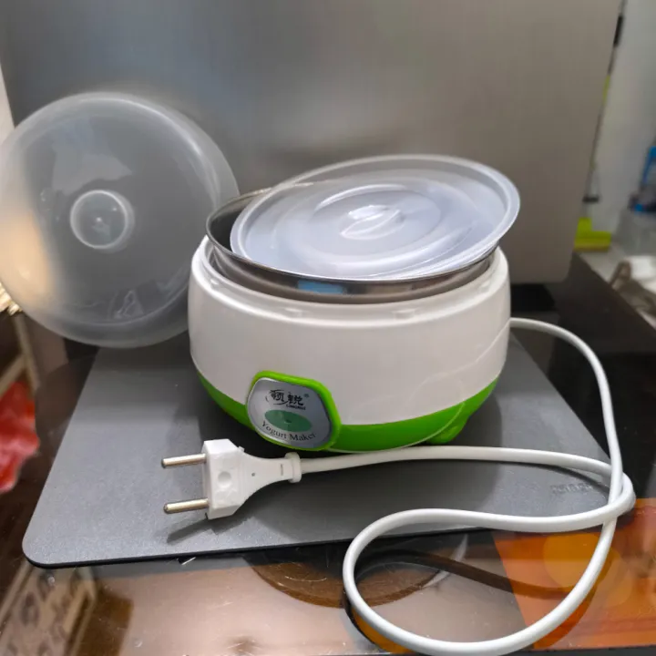 Picture of (Doi) Yogurt Maker-Automatic Stainless Steel - ABS + PP - 220-240V - 15W - 1L Capacity - On/Off Switch - Light Indicator - 7-9 Hours Preparation Time