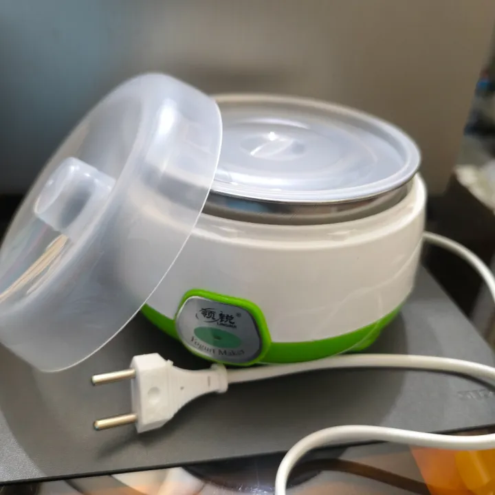 Picture of (Doi) Yogurt Maker-Automatic Stainless Steel - ABS + PP - 220-240V - 15W - 1L Capacity - On/Off Switch - Light Indicator - 7-9 Hours Preparation Time