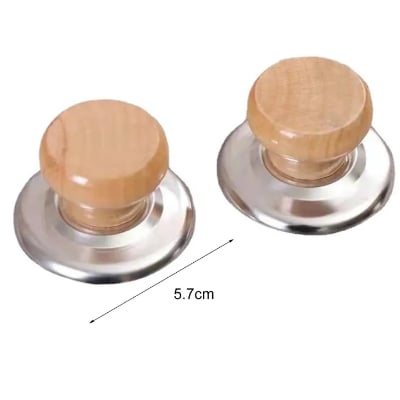 Picture of 1 Piece Lid Handle Reusable Wear-resistant Pot Cover Handle with Screws (Gold)