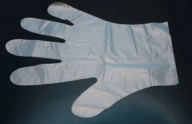Picture of 100 পিস এমবসড পলিথিন গ্লাভস - hand gloves