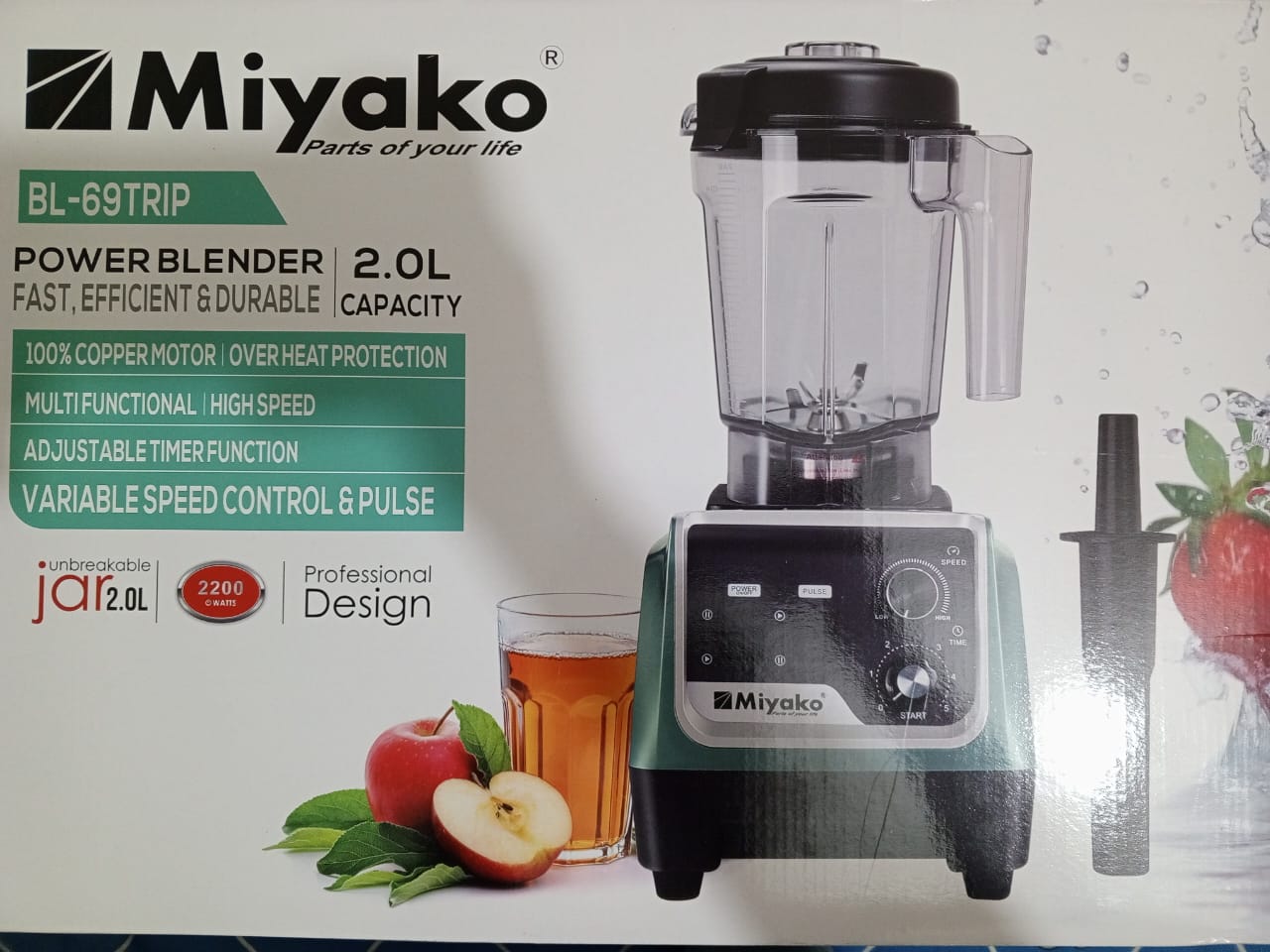 Picture of 2200 WATT Miyako commercial blender BL-069TRIP