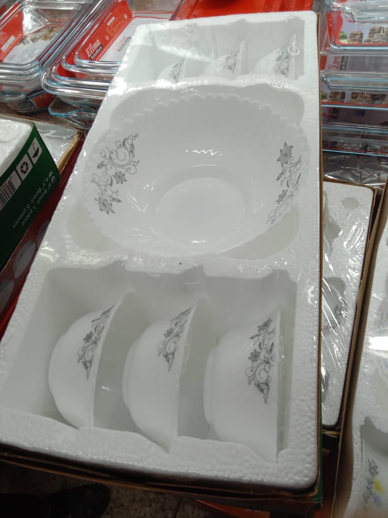 Picture of 7-Piece Ceramics Soup Set - Firni Set- Enjoy Your Soups And Desserts In Style With This Elegant Ceramics Set