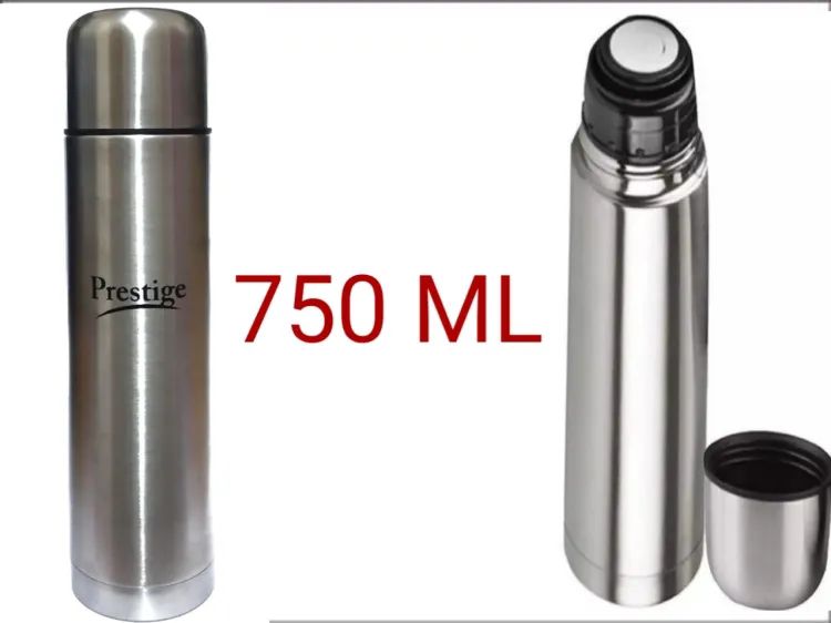 Picture of ALL STEEL HOT/ COLD WATER FLASK/TEA FLASKS/VACUUM BOTTLE 750ML (Silver)