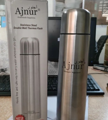 Picture of ALL STEEL HOT/ COLD WATER FLASK/TEA FLASKS/VACUUM BOTTLE 750ML (Silver)