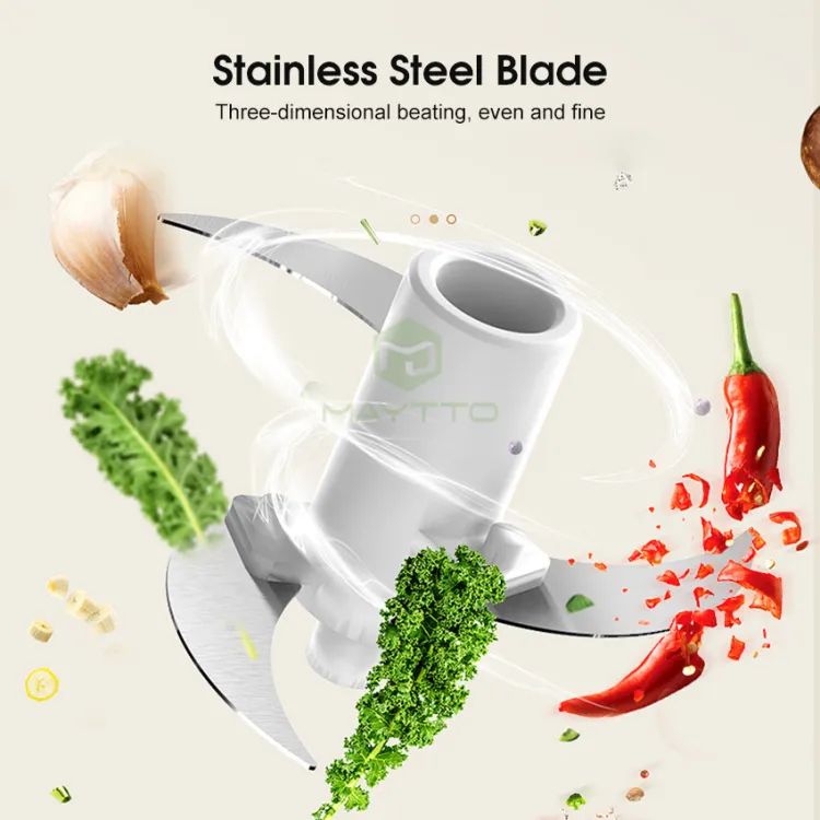 Picture of Baby Food Processor Electric Garlic Chopper Meat Chopper Portable Blender Meat Grinder