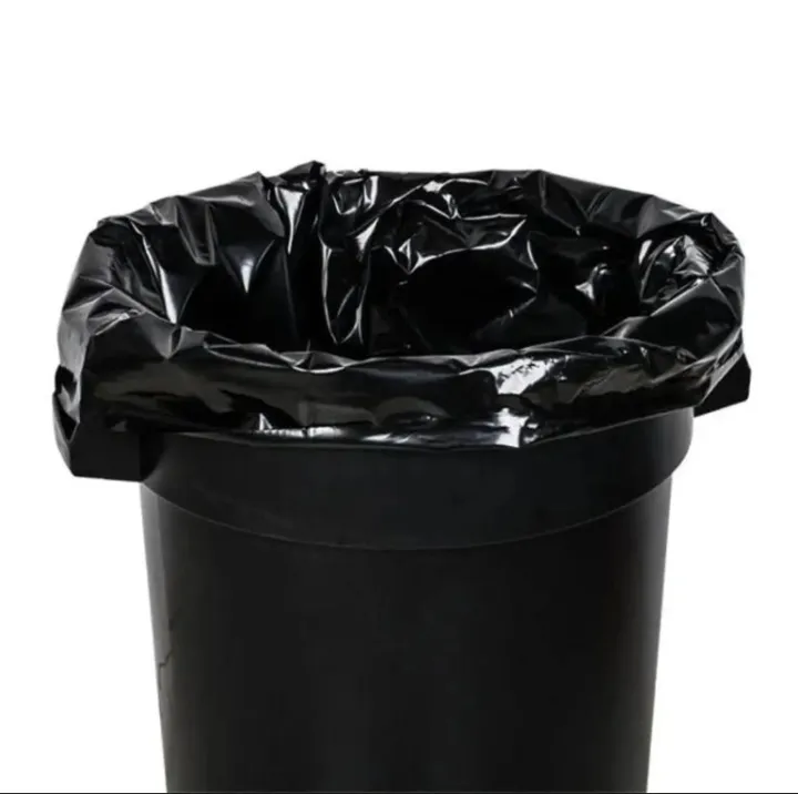 Picture of Best Qulality Black (30" X20") 20PCS Trash Bag / Poly Bag / Garbage Bag / Moyla Felar Bag / Polibag (Black)
