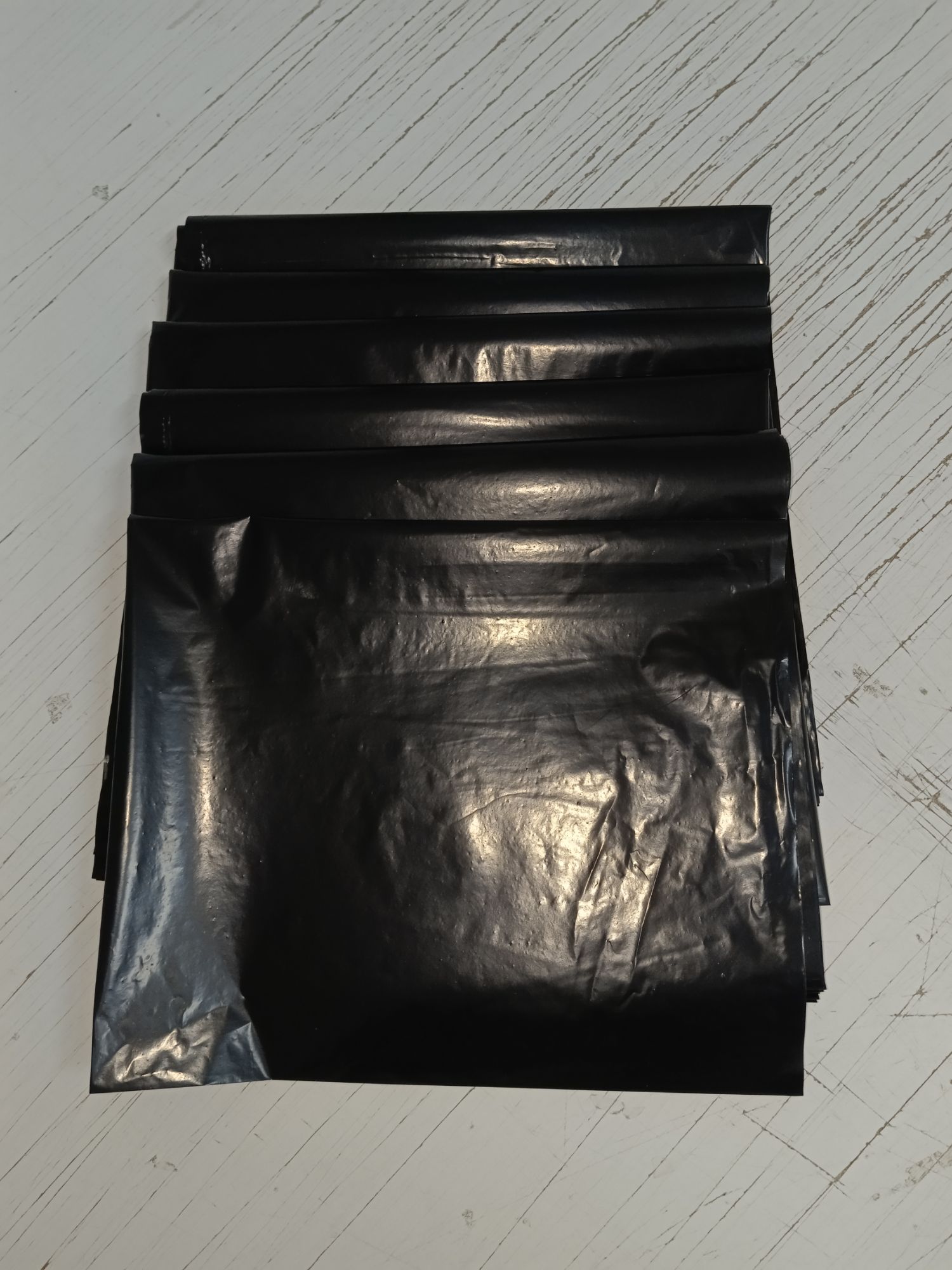 Picture of BLACK (24" X18") 100PCS Trash Bag / Poly Bag / Garbage Bag / Moyla Felar Bag / Polibag
