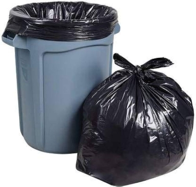Picture of BLACK (24" X18") 50PCS Trash Bag / Poly Bag / Garbage Bag / Moyla Felar Bag / Polibag
