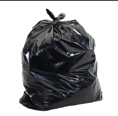 Picture of Black (30" X20") 50PCS Trash Bag / Poly Bag / Garbage Bag / Moyla Felar Bag / Polibag (Black)