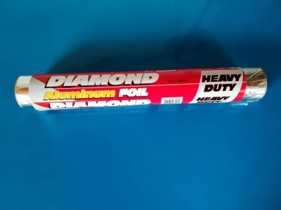 Picture of Diamond Aluminum Foil Heavy Duty 5 Meter 24 pice 1 cartoon (Silver)