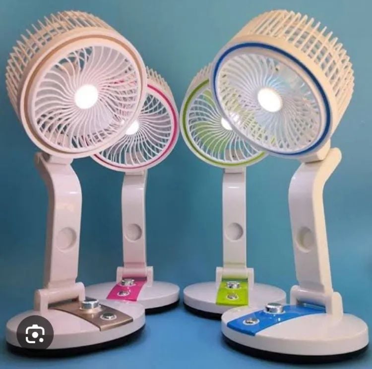 Picture of Folding Multi-function USB Charging Fan with built in LED Light