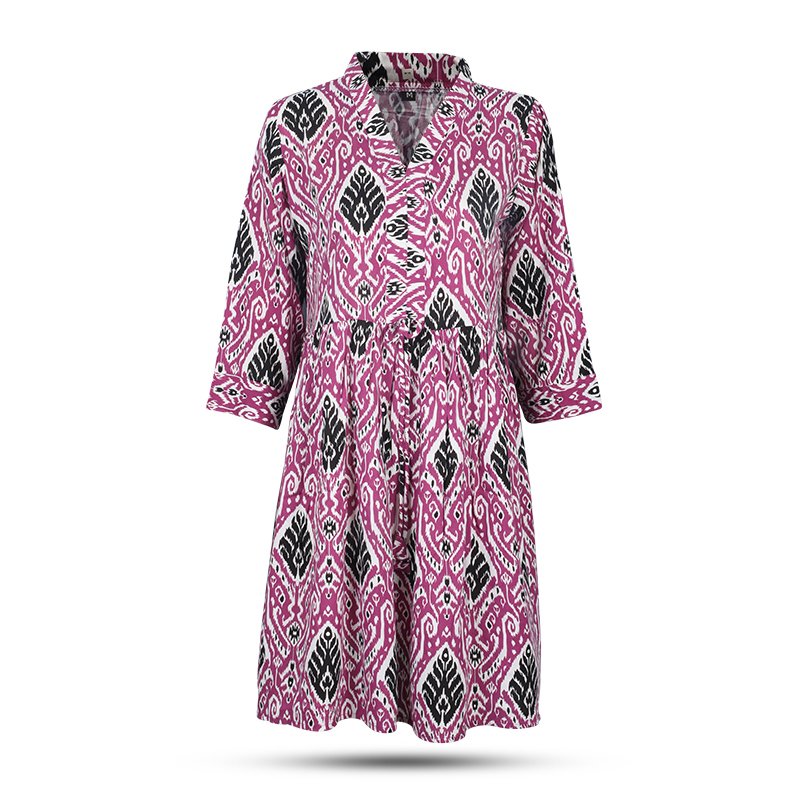Picture of Purple and Black Printed Kurti