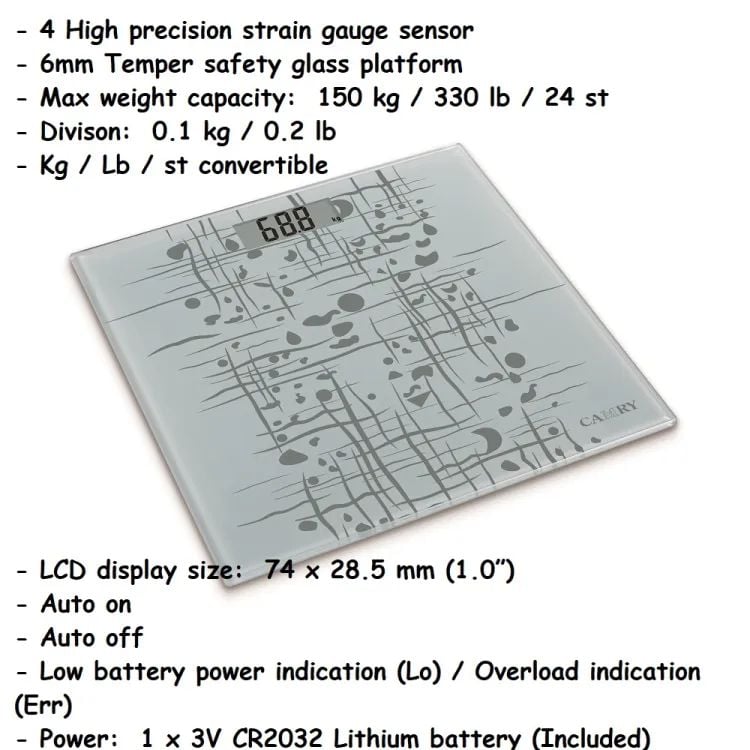Picture of High Quality - Digital Weight Machine/Scale - Accurate and Easy to Use - Easy to Maintain - Refine and Excellent