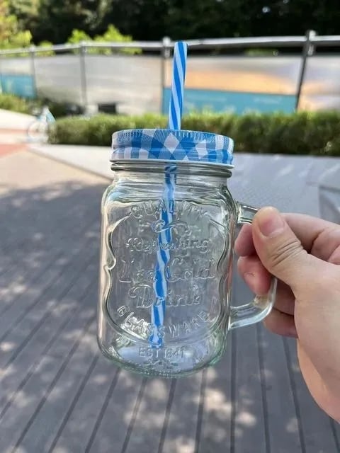 Picture of Juice Jar Juice Mug Mug with lid and straw BEST QUALITY