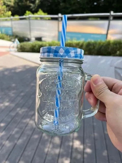Picture of Juice Jar Juice Mug Mug with lid and straw BEST QUALITY