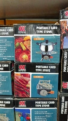 Picture of mini handy Portable Campaign Butane Gas Stove Burner( without bottle)