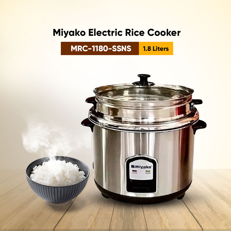 Picture of Miyako 1.8 LTR Double Pot Rice Cooker MRC-8718
