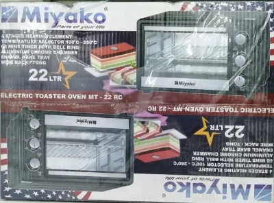 Picture of Miyako 22-LiterElectric Toaster Oven Mt-22Rc - Explore Versatile Cooking With Miyako'S Electric Toaster Oven Offering A 22-Liter Capacity (Silver)