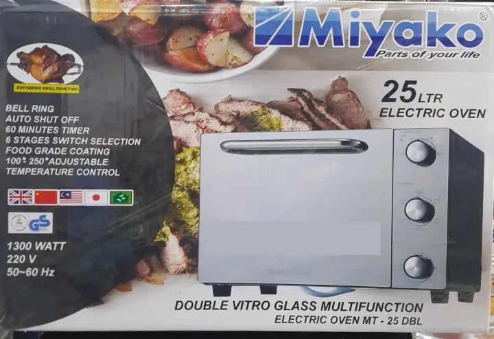 Picture of Miyako 25 Liter Convection Electric Oven MT-25DBL