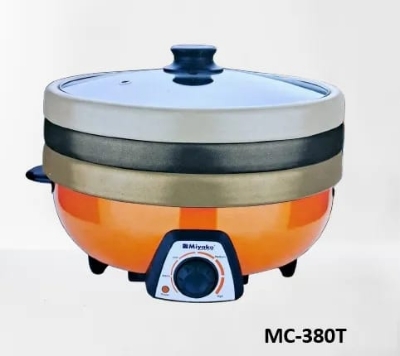 Picture of Miyako 4.0L 3 Pot Electric Curry Cooker MC-380T – Powerful 1300W Multifunctional Cooking Solution