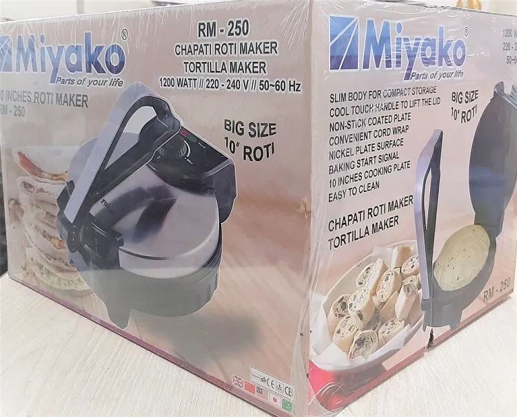Picture of Miyako Electric Roti Maker RM-250 Big Size 10 inch (Silver)