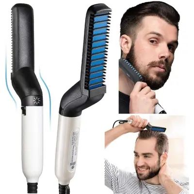 Picture of Modelling Comb Men Beard and Hair Quick Straightener Curling Straightener