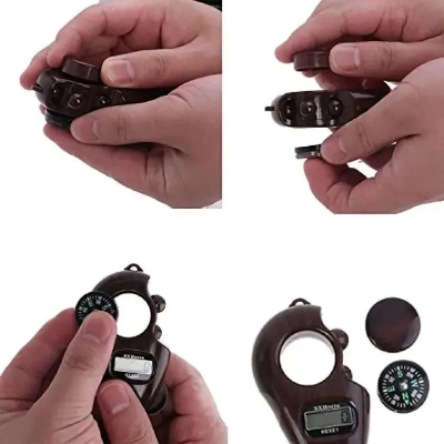 Picture of Muslim LED Compass Finger Tasbih Digital Beads Counter - Convenient Tasbeeh Counter & Promotional Gift