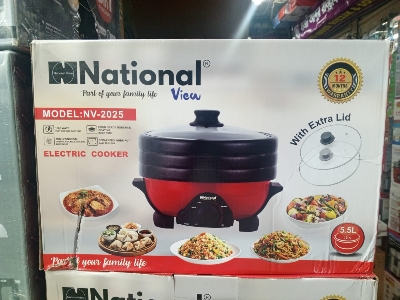Picture of National View NV-2025 electric cooker. (Red)