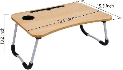 Picture of Portable Foldable Home Laptop/Notebook Stand Desk/Table For Study