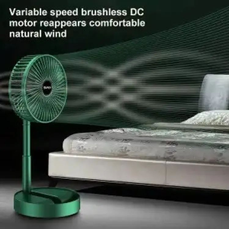 Picture of Rechargeable Fan Mini Electric Foldable Fan (Glow Yellow)